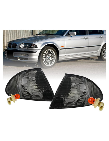 Luces de Giro DEPO para BMW E46 1999-2001 - Lente Ahumada