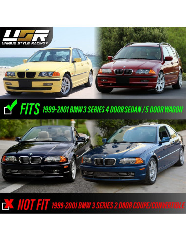 Luces de Giro DEPO para BMW E46 1999-2001 - Lente Ahumada