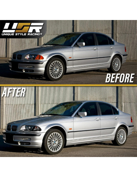 Luces de Giro DEPO para BMW E46 1999-2001 - Lente Ahumada