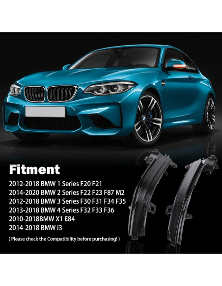 Luces de Señal de Giro LED KanSmart para BMW F20 F30 F32 F22