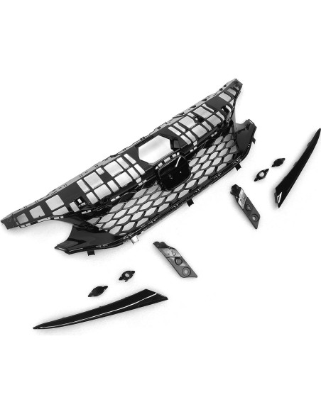 Parrilla Frontal Tipo-R HAPSO para Honda Civic 2022-2024