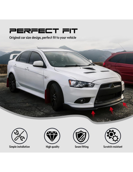 Spoiler Frontal MagicDrift para Mitsubishi Lancer Ralliart 2009-2014