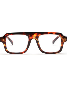 Gafas Vintage Cuadradas Anti Luz Azul Marco Leopardo 2