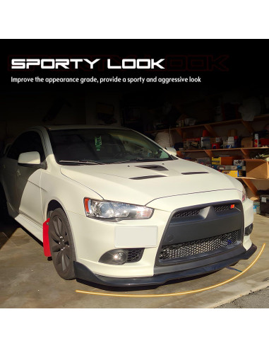 Spoiler Frontal MagicDrift para Mitsubishi Lancer Ralliart 2009-2014