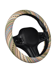 Funda de Volante Boho NYTKL, Antideslizante Lino 38 cm