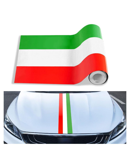 Calcomanía Decorativa de Bandera de Italia Deemars 198x15cm