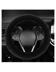 Funda de Volante Kewucn Fuzzy 15'' Piel Suave Antideslizante