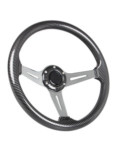 Volante de Carreras Spaorcco 350mm Fibra de Carbono Universal