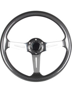 Volante de Carreras Spaorcco 350mm Fibra de Carbono Universal 2