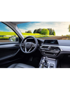 Cubierta de Volante Magnelex de Microfibra Negra 36.8-38.1 cm 2