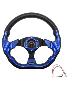 Rueda de dirección universal 31.75 cm vcoyeix azul para carrito de golf