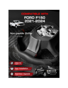 Volante de Fibra de Carbono TESFEEL para Ford F-150 2021-2024 2
