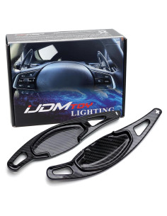 Extensiones de Palanca iJDMTOY Fibra de Carbono para Honda Civic 2022+