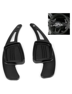 Palanca de Cambio Extensión Audi Sanrily Aluminio Negro 2 Piezas