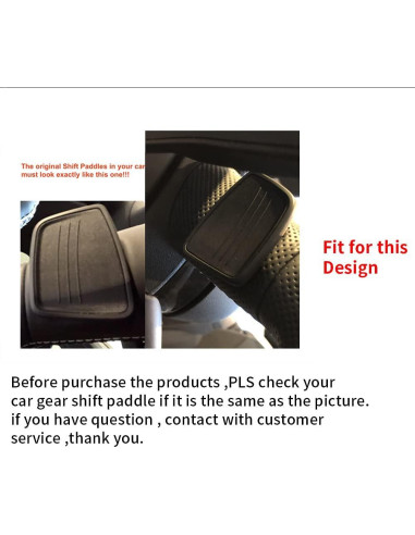 Palanca de Cambio Extensión Audi Sanrily Aluminio Negro 2 Piezas