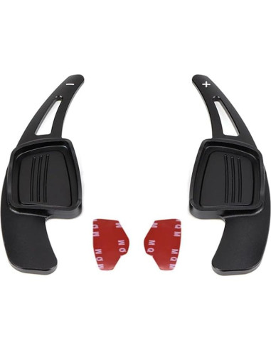 Palanca de Cambio Extensión Audi Sanrily Aluminio Negro 2 Piezas