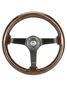 Volante Reforzado NRG Innovations 350mm Madera Oscura 3 Rayos