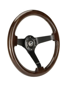 Volante Reforzado NRG Innovations 350mm Madera Oscura 3 Rayos 2