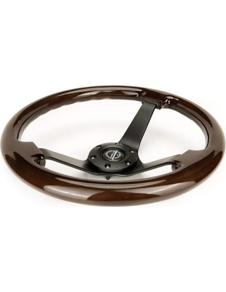 Volante Reforzado NRG Innovations 350mm Madera Oscura 3 Rayos