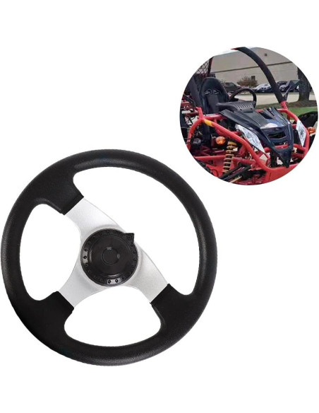 Volante Universal EKDJKK 300mm para Go-Kart y ATV
