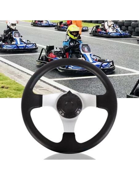 Volante Universal EKDJKK 300mm para Go-Kart y ATV