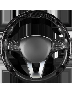 Cubierta de Volante para Peugeot 207 WPENIG28 38cm Negra 2