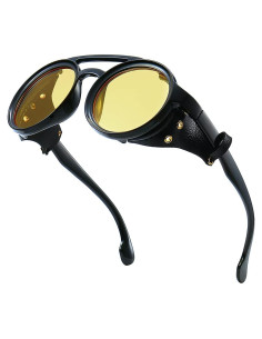 Gafas de sol steampunk Gysnail con protección UV400 HD