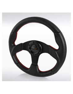 Volante de Carreras Autozensation 320mm Cuero Negro Universal