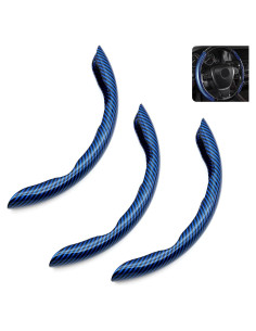 3 Fundas para Volante Qurbuns Antideslizantes Azul