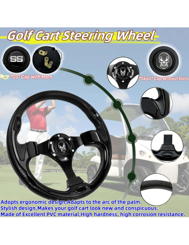 Volante de Golf WUKO HUNT WK-3000 12.5" Ajuste Universal