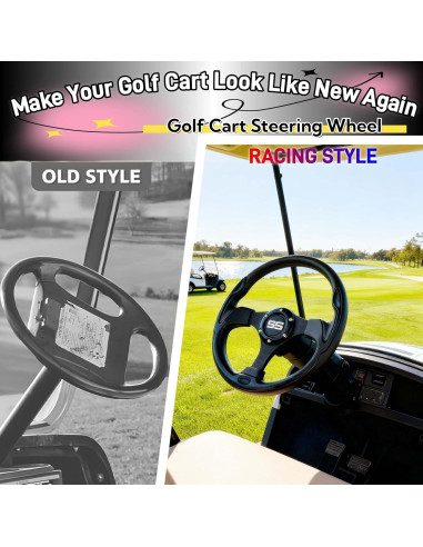 Volante de Golf WUKO HUNT WK-3000 12.5" Ajuste Universal