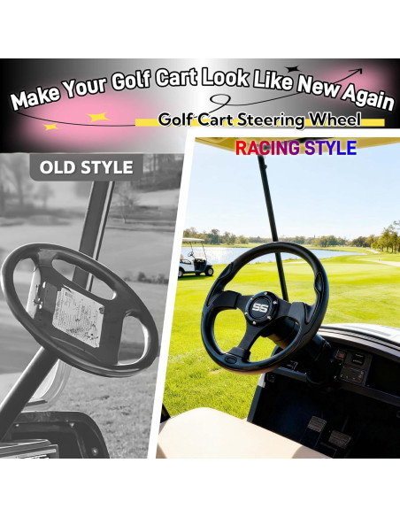 Volante de Golf WUKO HUNT WK-3000 12.5" Ajuste Universal