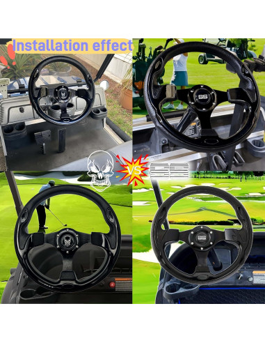 Volante de Golf WUKO HUNT WK-3000 12.5" Ajuste Universal