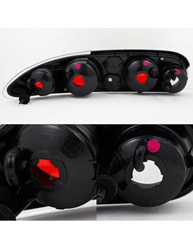 Luces Traseras AKKON para Chevrolet Camaro 1993-2002 - Carcasa Negra