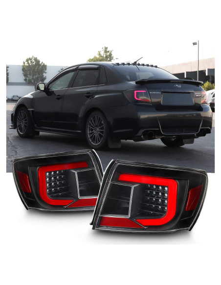 Luces Traseras LED AKKON 2008-2011 Subaru Impreza/WRX Negra