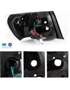 Luces Traseras LED AKKON 2008-2011 Subaru Impreza/WRX Negra 2
