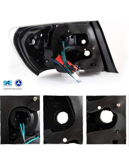 Luces Traseras LED AKKON 2008-2011 Subaru Impreza/WRX Negra