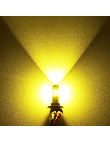 Bombillas LED de Niebla PHINLION 9006 Amarillo 3800 Lúmenes