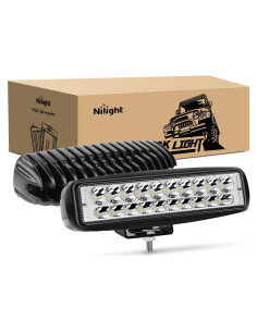 Luces de Niebla LED Nilight 2PCS 60W 3000LM 12V/24V