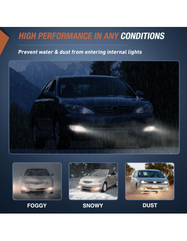 Luces Antiniebla Nilight 9006 12V 55W para Toyota Camry/Corolla