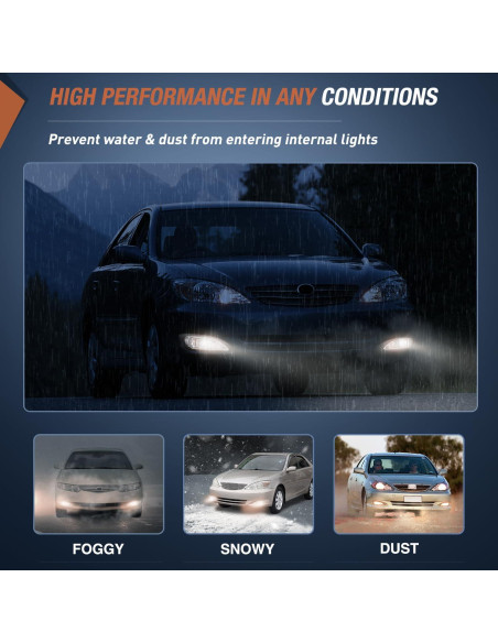 Luces Antiniebla Nilight 9006 12V 55W para Toyota Camry/Corolla