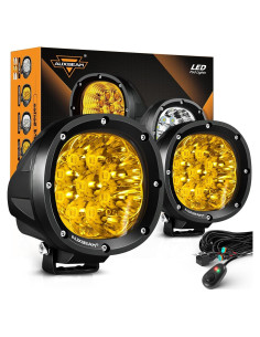 Luces de Niebla LED Ámbar Auxbeam P4 90W 4" para Off Road
