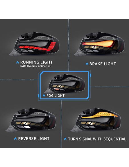 Luces Traseras VLAND para BMW Serie 2 F22 F23 M2 2014-2021