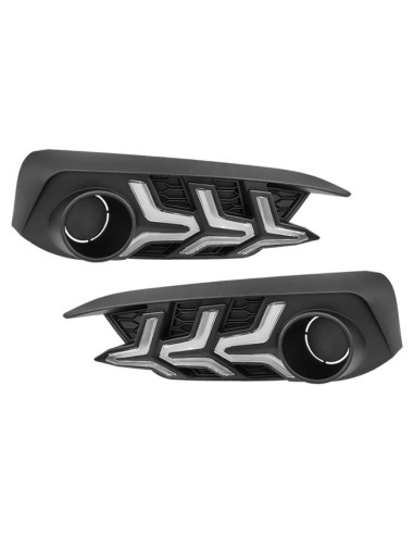 Luces de Circulación Diurna LED Allinoneparts para Honda Civic 2016-2018