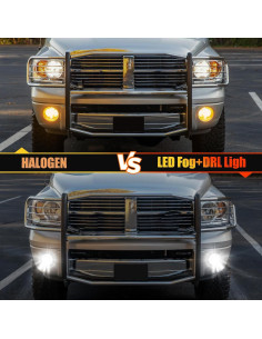 Luces Antiniebla R&F Auto DRL para Ram 1500/2500/3500 2