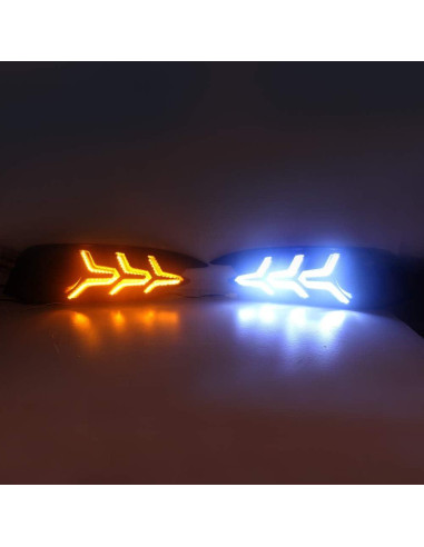Luces de Circulación Diurna LED Allinoneparts para Honda Civic 2016-2018