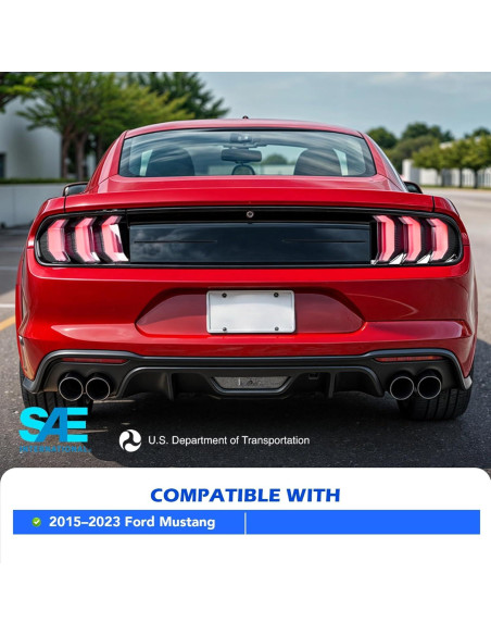 Luces Traseras LED VRC para Ford Mustang 2015-2023