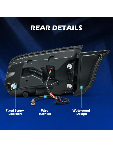 Luces Traseras LED VRC para Ford Mustang 2015-2023