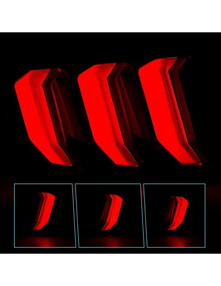 Luces Traseras LED VRC para Ford Mustang 2015-2023