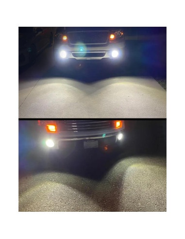 Bombillas LED Antiniebla H10 9145 6000K MEALAM - Paquete de 2